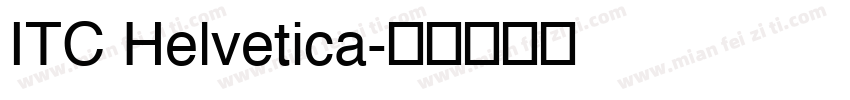 ITC Helvetica字体转换
